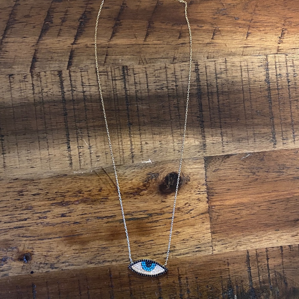 14K Gold Filled Evil Eye Necklace
